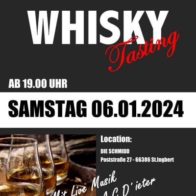 Whisky Tasting – 06.01.2024