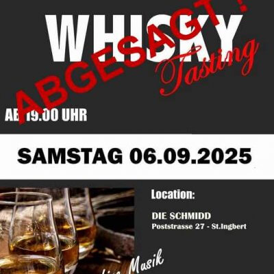 2. Whisky Tasting – 06.09.2024