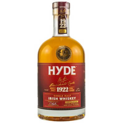 Hyde No.4 Presidents Cask Rum Finish – Irish Single Malt – 46,0 % Vol. – 0,7 Liter